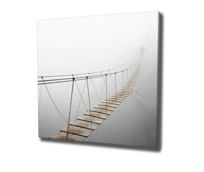 Wallity Cuadro Decorativo sobre Lienzo KC381 Multicolor 45 x 45 cm